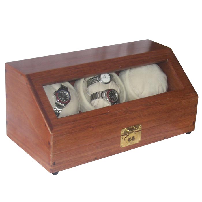 3 or 6 Watch winder in rosewood with 8 watches storage