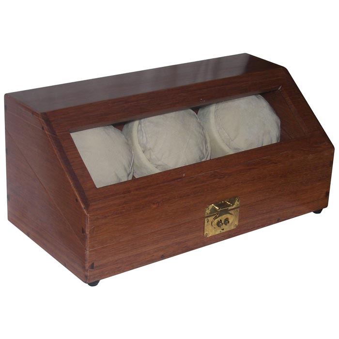 OEEA 3 or 6 Watch winder in rosewood with 8 watches storage