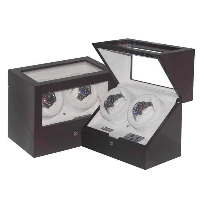 OEEA Double watch winder with watch box and jewel case