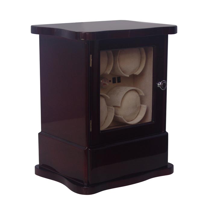 4 watch winder with watch and jewely storge case