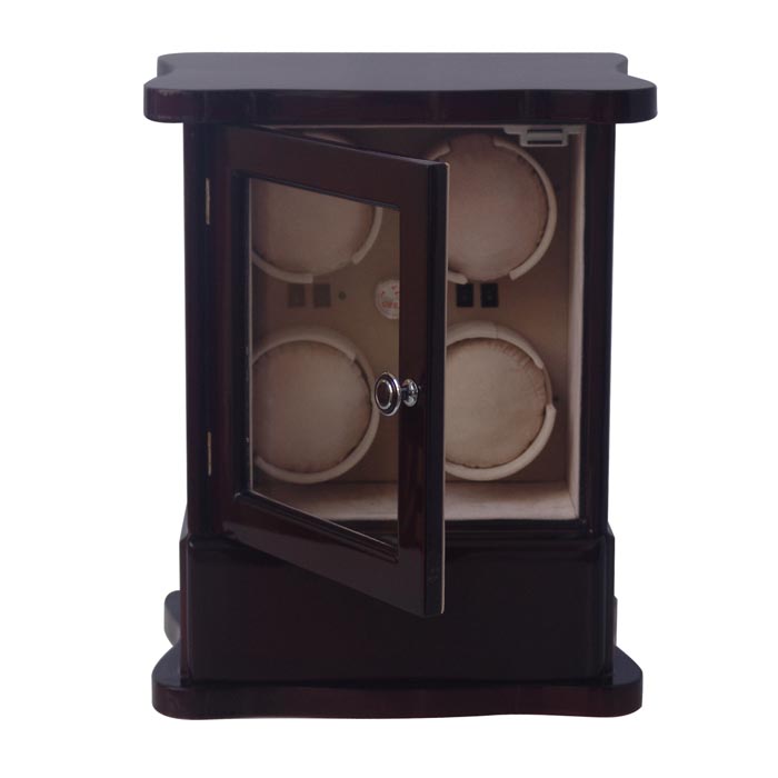 OEEA 4 watch winder with watch and jewely storge case