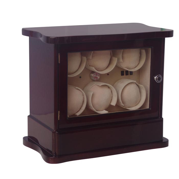 6 watch winder with watch and jewely storge case