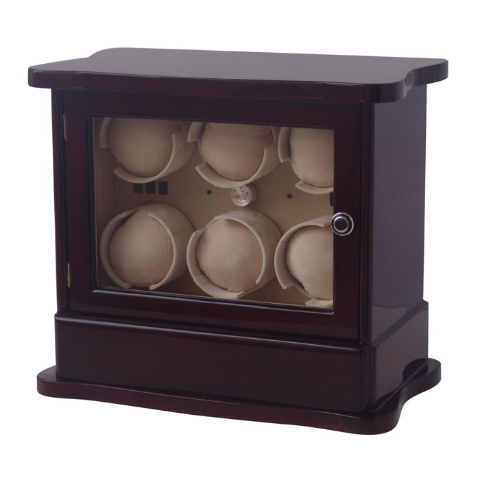 6 watch winder with watch and jewely storge case