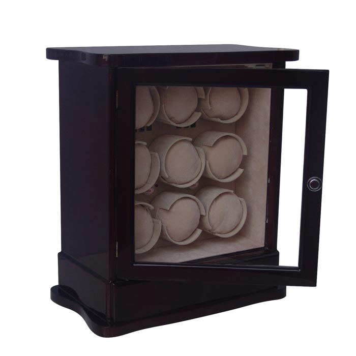 9 Watch winder with jewely and watch storge case