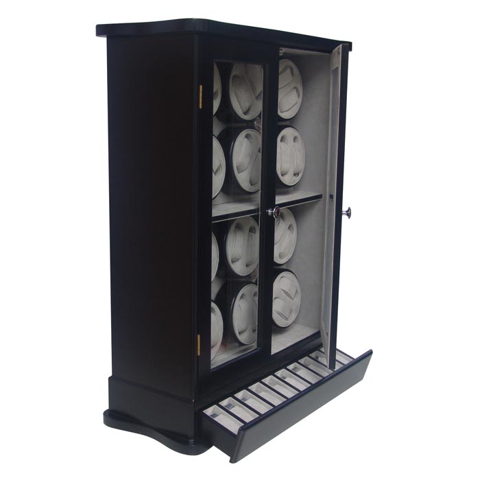 OEEA 24 Watch winder with jewel and watch storge case