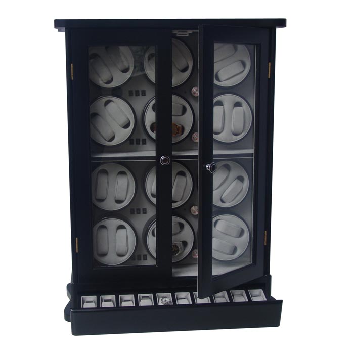 24 Watch winder with jewel and watch storge case