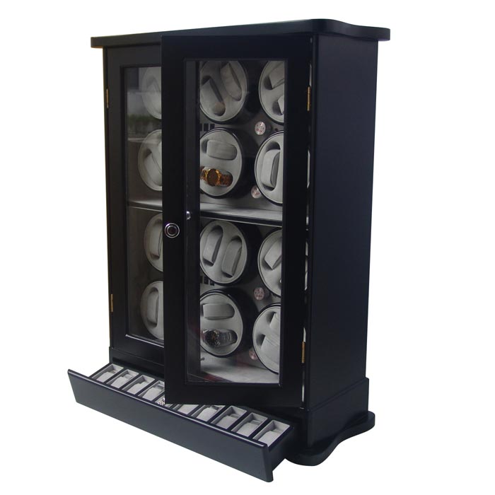 24 Watch winder with jewel and watch storge case