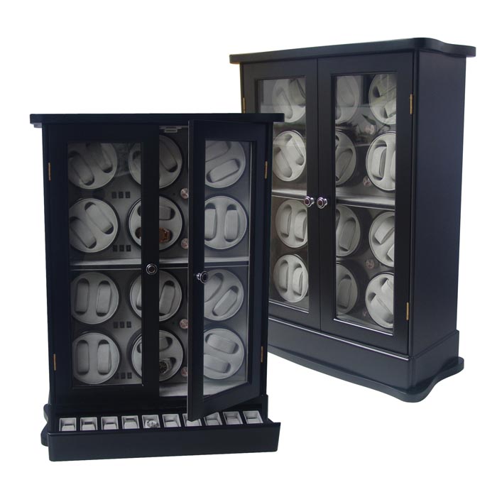 OEEA 24 Watch winder with jewel and watch storge case