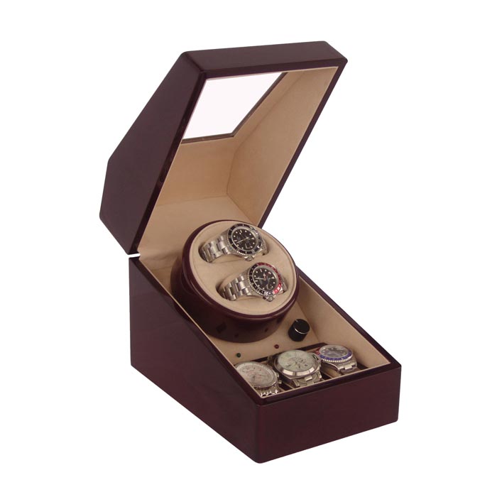 2 watch winder with 3 watch case