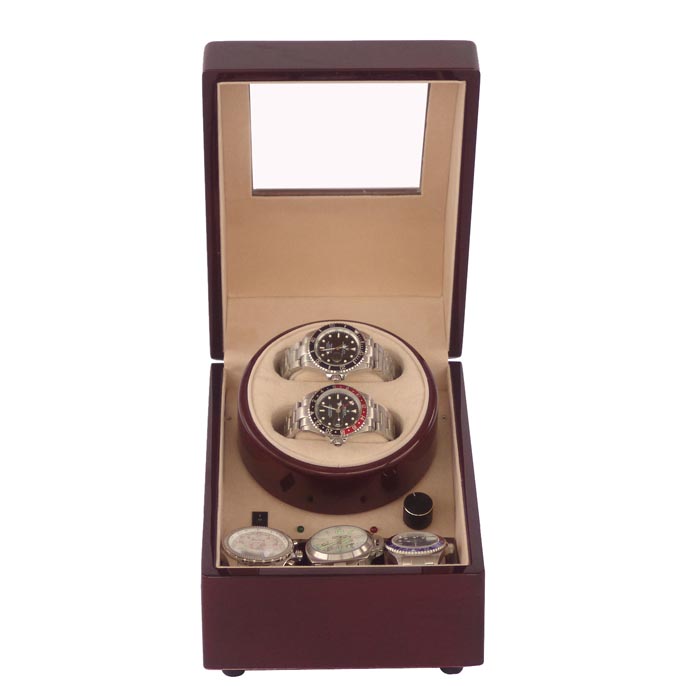 2 watch winder with 3 watch case