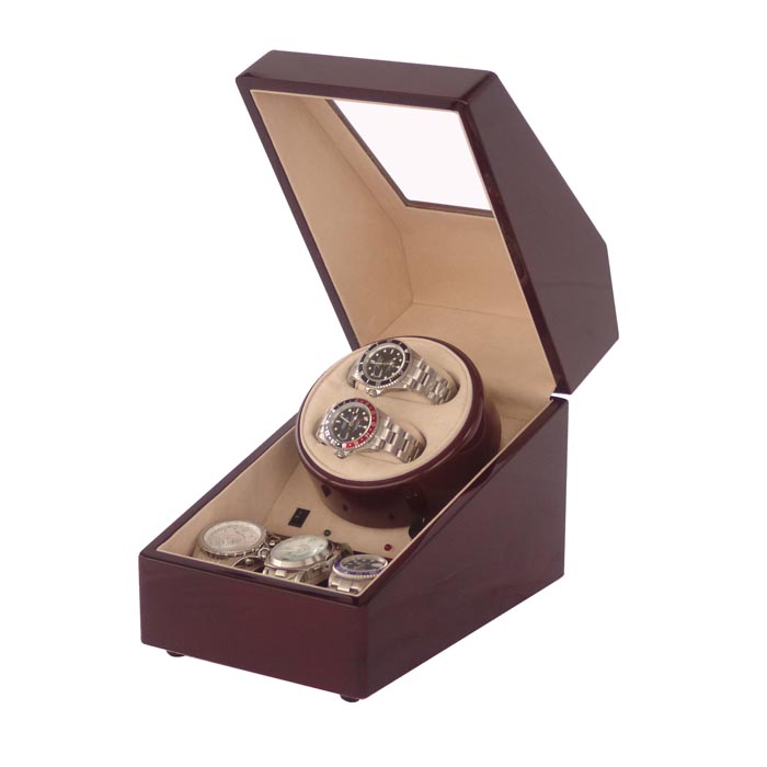 OEEA 2 watch winder with 3 watch case