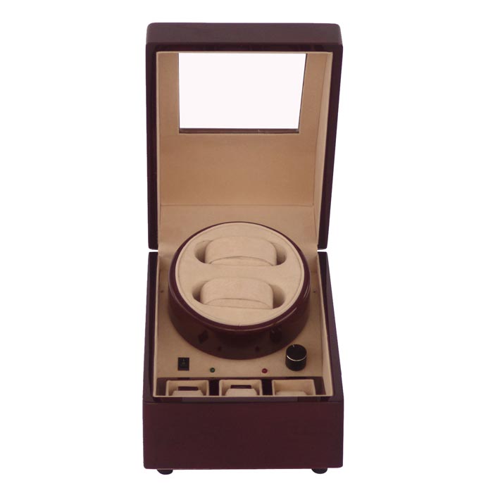 OEEA 2 watch winder with 3 watch case