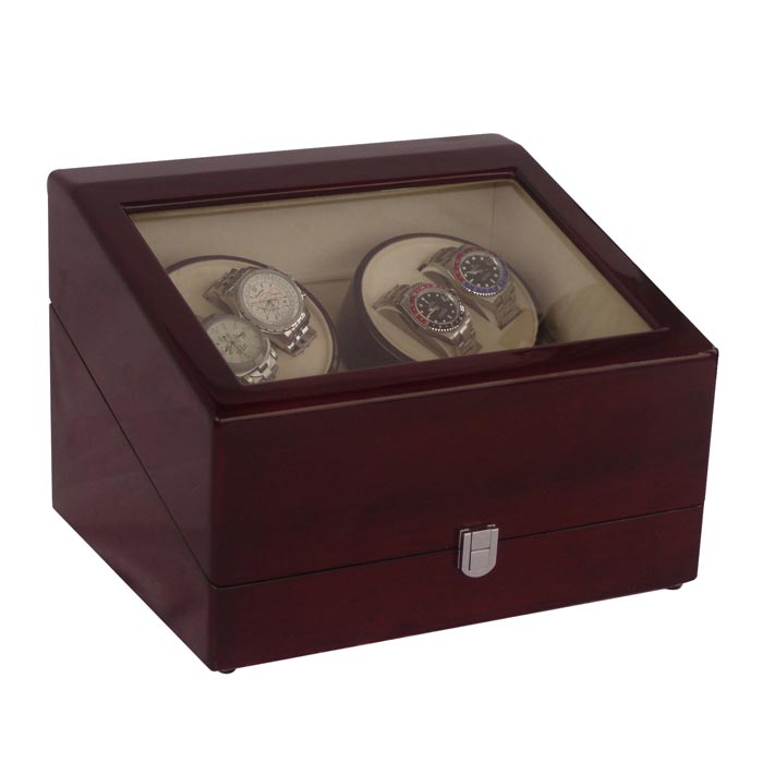 OEEA Quad watch winder with 6 watches case