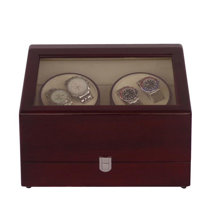 OEEA Quad watch winder with 6 watches case