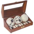 Triple watch winder in rosewood