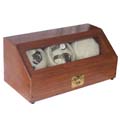 Triple watch winder in rosewood