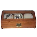 Triple watch winder in rosewood