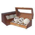 3 or 6 Watch winder in rosewood with 8 watches storage