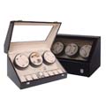 Wood automatic watch winder