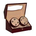 Wood automatic watch winder