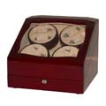 Automatic wood watch winder