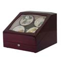 Automatic wood watch winder