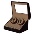 Wooden automatic watch winder